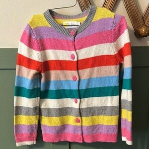 Mini Boden Striped Cardigan Sweater